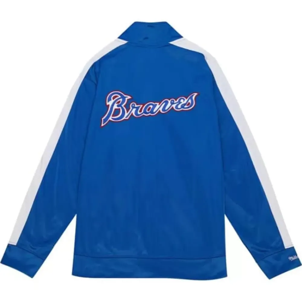 Apparel Mitchell & Ness Jackets & Outerwear-Flashback Track Jacket Atlanta Braves
