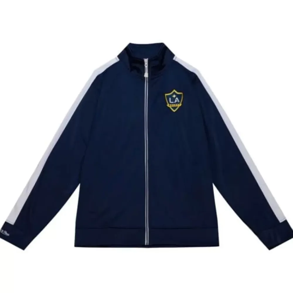 Apparel Mitchell & Ness Jackets & Outerwear-Flashback Track Jacket Los Angeles Galaxy