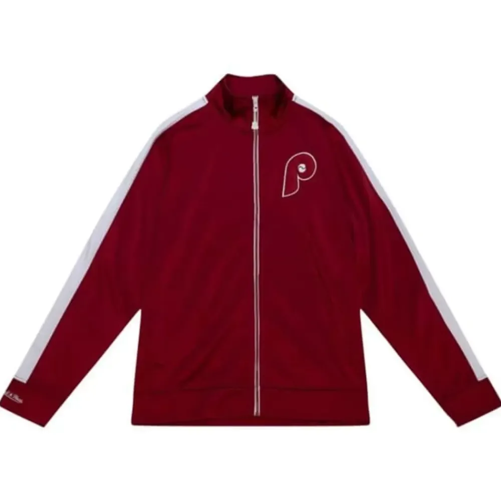 Apparel Mitchell & Ness Jackets & Outerwear-Flashback Track Jacket Philadelphia Phillies