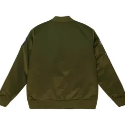 Apparel Mitchell & Ness Jackets & Outerwear-Flight Satin Bomber Jacket Philadelphia 76Ers