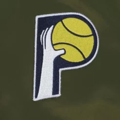 Apparel Mitchell & Ness Jackets & Outerwear-Flight Satin Bomber Jacket Indiana Pacers