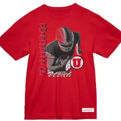 Apparel Mitchell & Ness T-Shirts & Tops-Football Man Tee University Of Utah