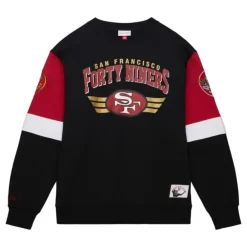Apparel Mitchell & Ness Hoodies & Sweatshirts-Fttb All Over Crew 3.0 San Francisco 49Ers