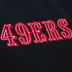 Apparel Mitchell & Ness Jackets & Outerwear-Fttb Heavyweight Satin Jacket San Francisco 49Ers