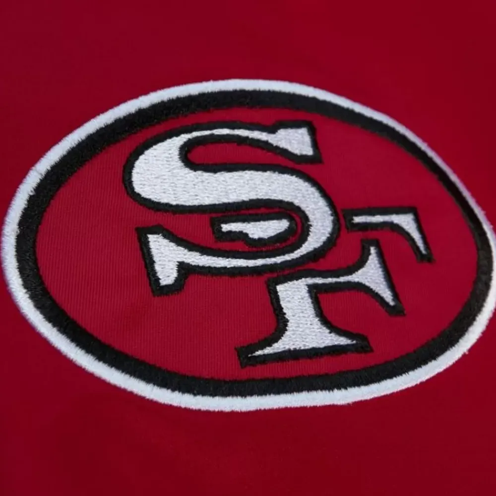Apparel Mitchell & Ness Jackets & Outerwear-Fttb Team Og Lw Satin Jacket San Francisco 49Ers