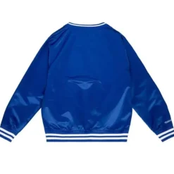 Apparel Mitchell & Ness Jackets & Outerwear-Full Count Satin Pullover Los Angeles Dodgers