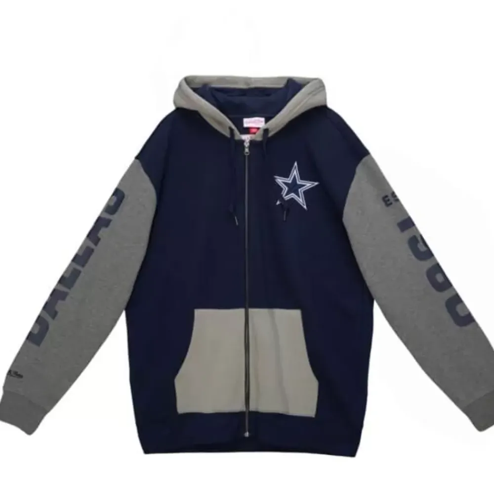 Apparel Mitchell & Ness Hoodies & Sweatshirts-Full Zip Fleece Dallas Cowboys