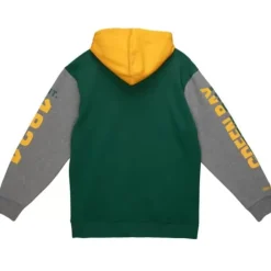 Apparel Mitchell & Ness Hoodies & Sweatshirts-Full Zip Fleece Green Bay Packers