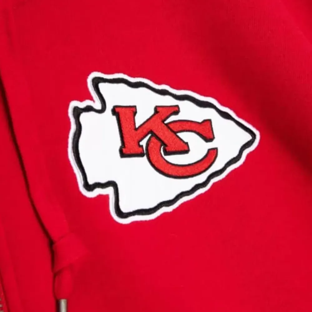 Apparel Mitchell & Ness Hoodies & Sweatshirts-Full Zip Fleece Kansas City Chiefs