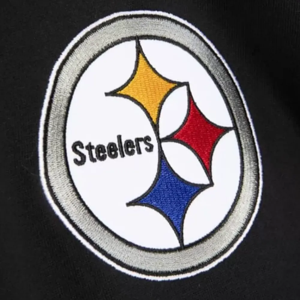 Apparel Mitchell & Ness Hoodies & Sweatshirts-Full Zip Fleece Pittsburgh Steelers