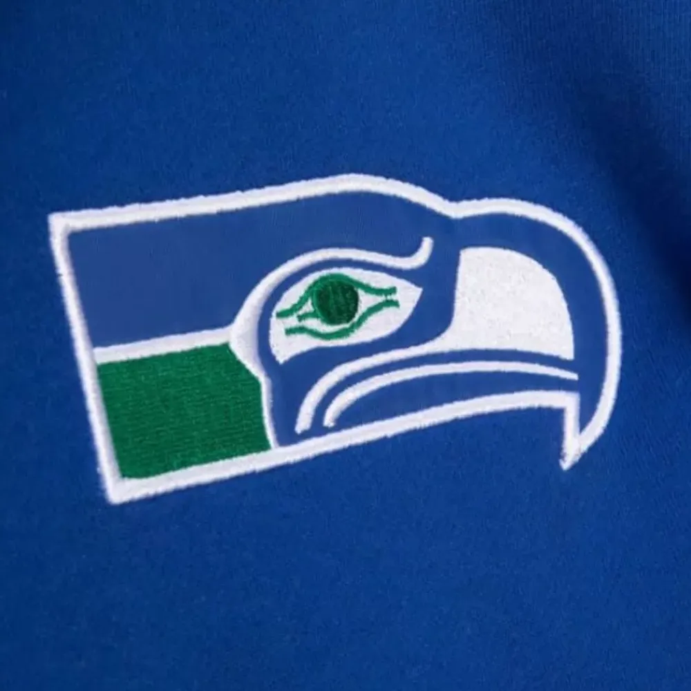 Apparel Mitchell & Ness Hoodies & Sweatshirts-Full Zip Fleece Seattle Seahawks