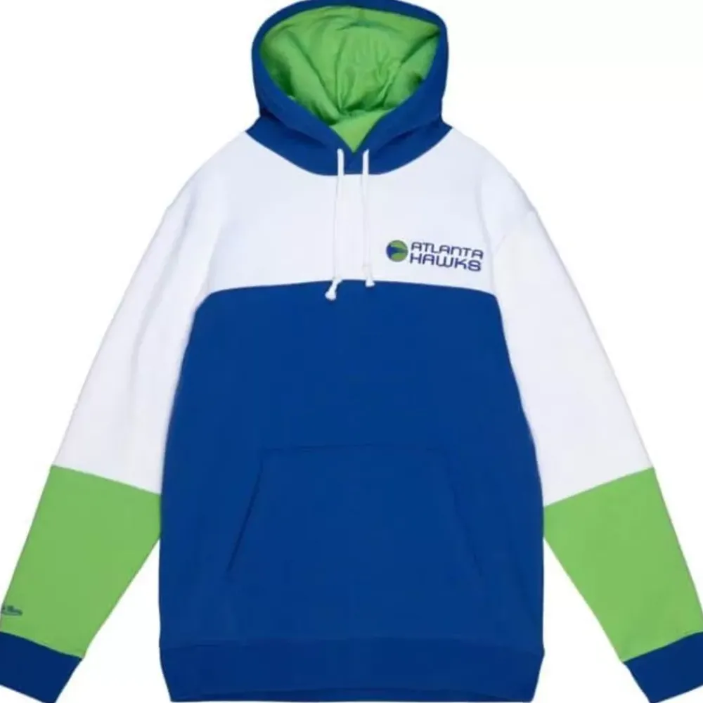 Apparel Mitchell & Ness Hoodies & Sweatshirts-Fusion Fleece 2.0 Atlanta Hawks