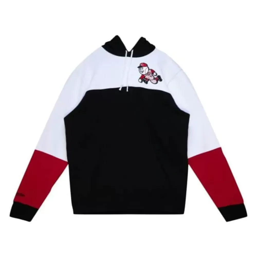 Apparel Mitchell & Ness Hoodies & Sweatshirts-Fusion Fleece 2.0 Cincinnati Reds