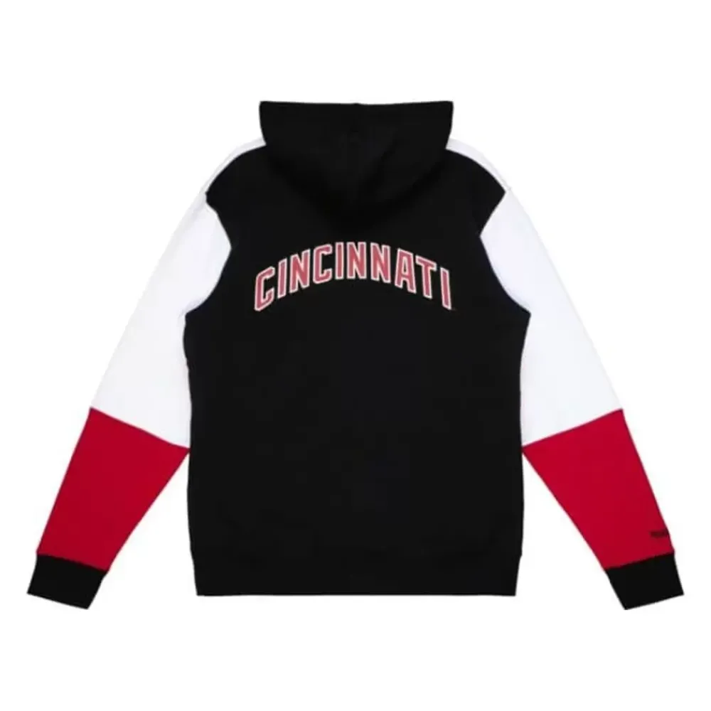 Apparel Mitchell & Ness Hoodies & Sweatshirts-Fusion Fleece 2.0 Cincinnati Reds