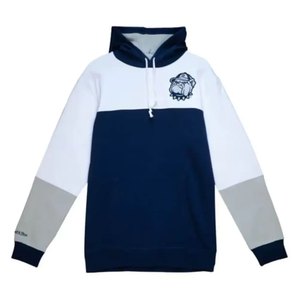 Apparel Mitchell & Ness Hoodies & Sweatshirts-Fusion Fleece 2.0 Georgetown University