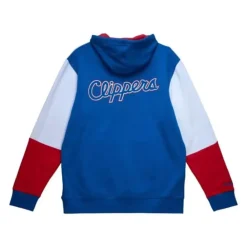 Apparel Mitchell & Ness Hoodies & Sweatshirts-Fusion Fleece 2.0 Los Angeles Clippers