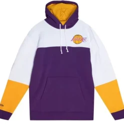 Apparel Mitchell & Ness Hoodies & Sweatshirts-Fusion Fleece 2.0 Los Angeles Lakers