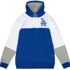 Apparel Mitchell & Ness Hoodies & Sweatshirts-Fusion Fleece 2.0 Los Angeles Dodgers