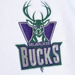 Apparel Mitchell & Ness Hoodies & Sweatshirts-Fusion Fleece 2.0 Milwaukee Bucks