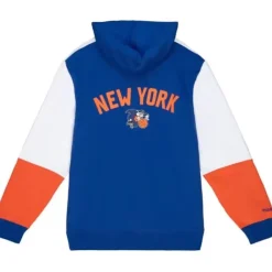 Apparel Mitchell & Ness Hoodies & Sweatshirts-Fusion Fleece 2.0 New York Knicks