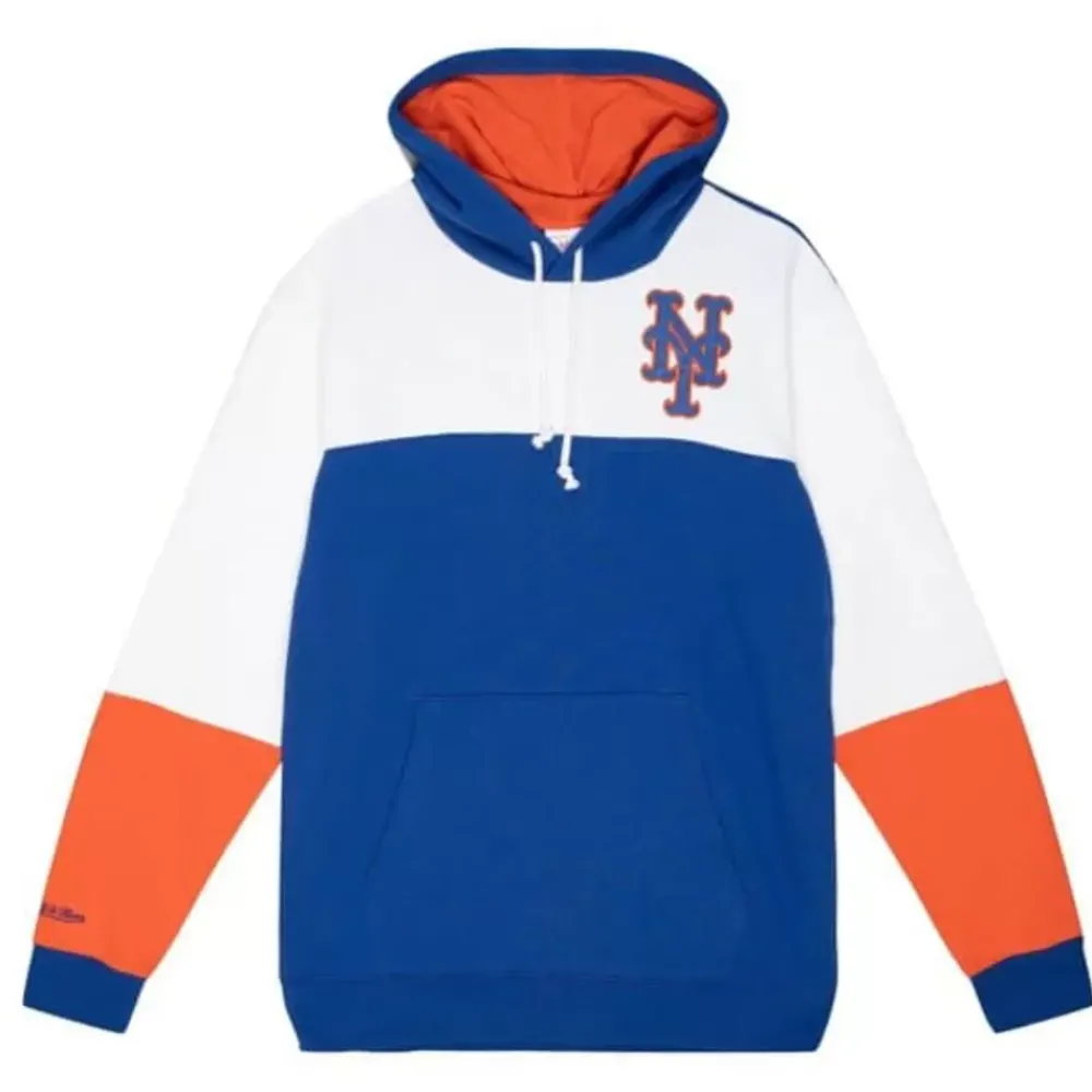 Apparel Mitchell & Ness Hoodies & Sweatshirts-Fusion Fleece 2.0 New York Mets
