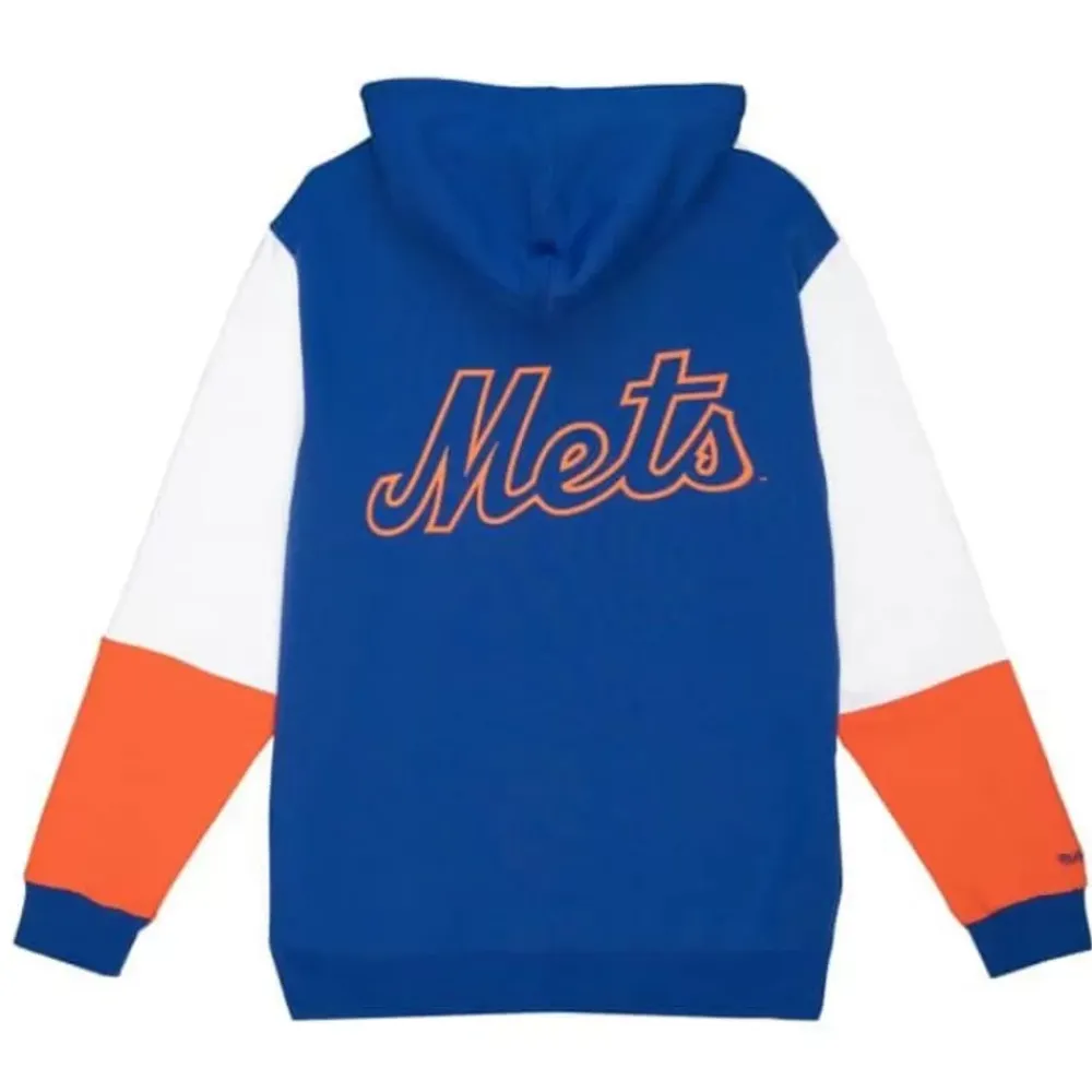 Apparel Mitchell & Ness Hoodies & Sweatshirts-Fusion Fleece 2.0 New York Mets