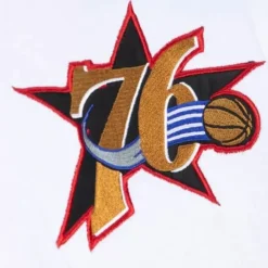 Apparel Mitchell & Ness Hoodies & Sweatshirts-Fusion Fleece 2.0 Philadelphia 76Ers