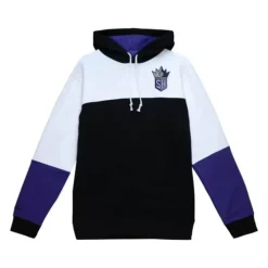 Apparel Mitchell & Ness Hoodies & Sweatshirts-Fusion Fleece 2.0 Sacramento Kings