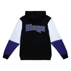 Apparel Mitchell & Ness Hoodies & Sweatshirts-Fusion Fleece 2.0 Sacramento Kings