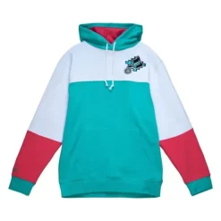 Apparel Mitchell & Ness Hoodies & Sweatshirts-Fusion Fleece 2.0 San Antonio Spurs