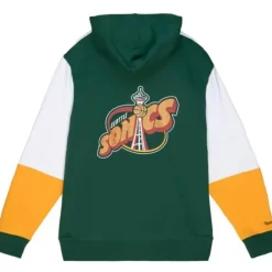 Apparel Mitchell & Ness Hoodies & Sweatshirts-Fusion Fleece 2.0 Seattle Supersonics