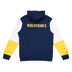 Apparel Mitchell & Ness Hoodies & Sweatshirts-Fusion Fleece 2.0 University Of Michigan