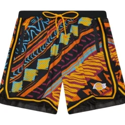 Apparel Mitchell & Ness Shorts-Game Day Pattern Short Los Angeles Lakers