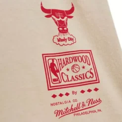 Apparel Mitchell & Ness T-Shirts & Tops-Game Day Pattern Tee Chicago Bulls