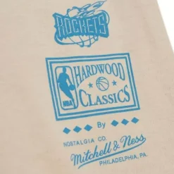 Apparel Mitchell & Ness T-Shirts & Tops-Game Day Pattern Tee Houston Rockets