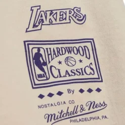 Apparel Mitchell & Ness T-Shirts & Tops-Game Day Pattern Tee Los Angeles Lakers