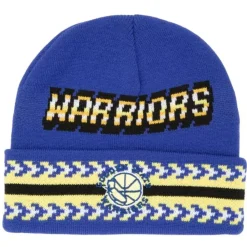 Headwear Mitchell & Ness -Game On Knit Hwc Golden State Warriors