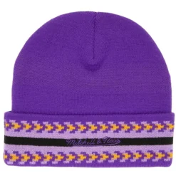 Headwear Mitchell & Ness -Game On Knit Hwc Los Angeles Lakers