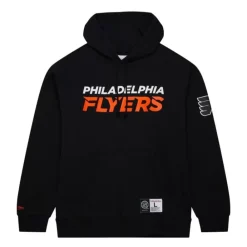 Apparel Mitchell & Ness Hoodies & Sweatshirts-Game Time Fleece Hoodie Current Logo Philadelphia Flyers