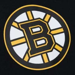 Apparel Mitchell & Ness Hoodies & Sweatshirts-Game Time Fleece Hoodie Current Logo Boston Bruins