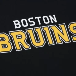 Apparel Mitchell & Ness Hoodies & Sweatshirts-Game Time Fleece Hoodie Current Logo Boston Bruins