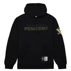 Apparel Mitchell & Ness Hoodies & Sweatshirts-Game Time Fleece Hoodie Current Logo Pittsburgh Penguins