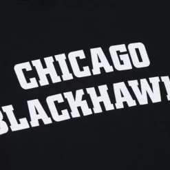 Apparel Mitchell & Ness Hoodies & Sweatshirts-Game Time Fleece Hoodie Current Logo Chicago Blackhawks