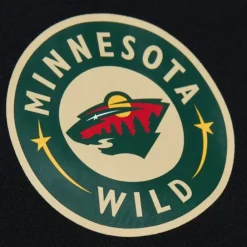 Apparel Mitchell & Ness Hoodies & Sweatshirts-Game Time Fleece Hoodie Current Logo Minnesota Wild