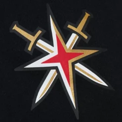 Apparel Mitchell & Ness Hoodies & Sweatshirts-Game Time Fleece Hoodie Current Logo Vegas Golden Knights