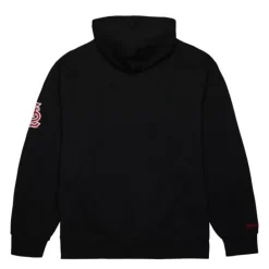 Apparel Mitchell & Ness Hoodies & Sweatshirts-Game Time Fleece Hoodie Vintage Logo St. Louis Cardinals