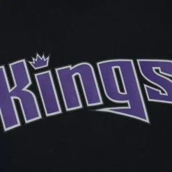 Apparel Mitchell & Ness Hoodies & Sweatshirts-Game Time Fleece Hoodie Vintage Logo Sacramento Kings