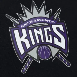 Apparel Mitchell & Ness Hoodies & Sweatshirts-Game Time Fleece Hoodie Vintage Logo Sacramento Kings