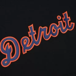 Apparel Mitchell & Ness Hoodies & Sweatshirts-Game Time Fleece Hoodie Vintage Logo Detroit Tigers