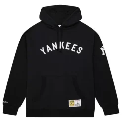 Apparel Mitchell & Ness Hoodies & Sweatshirts-Game Time Fleece Hoodie Vintage Logo New York Yankees